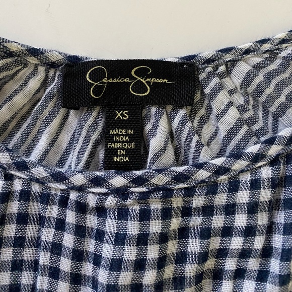 Off the shoulder gauzy tunic top - Picture 5 of 6